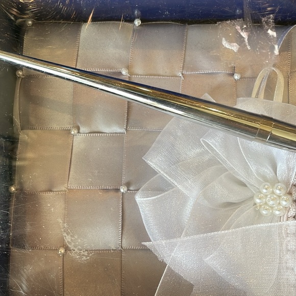 Wilton Wedding Day Ensemble Guest Book Pen, and Silver Frame - Picture 9 of 10